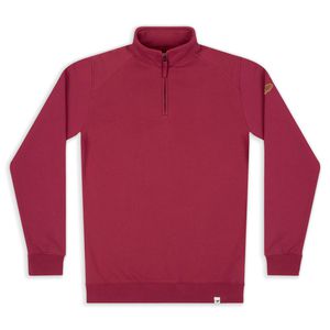 Nevis Quarter Zip in Beaujolais