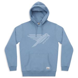 Ellerton Logo Hoodie in Faded Denim