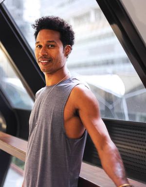 Cafe Solo Men Tank Top in Grey