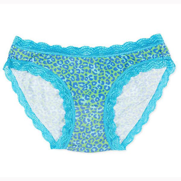 image of Turquoise Leopard Knicker