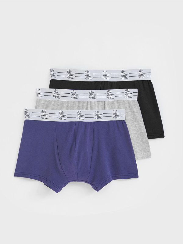 image of Boxer Briefs Box in Black, Grey and Navy