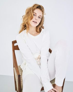 Lounge Pant and Sweatshirt Set in Cloud