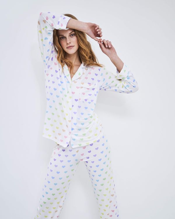 image of Pyjama Set in Multi Heart