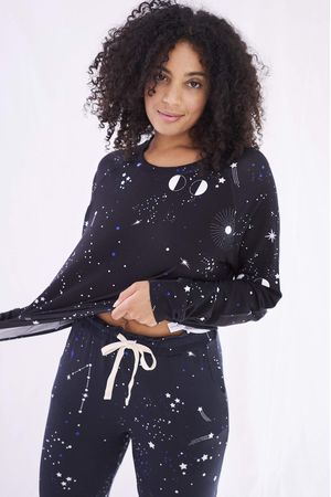 Sweatshirt in Black Astrology