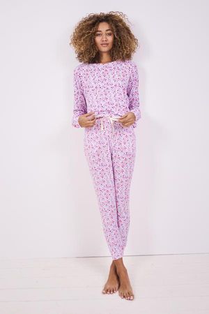 Lounge Pant and Sweatshirt Set in Rosebay