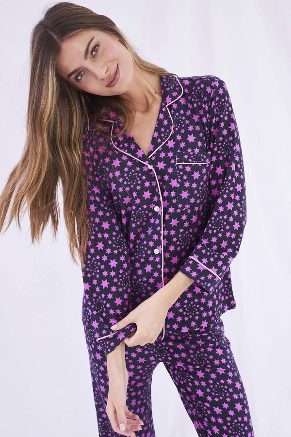 image of Pyjama Set in Spiral Stars