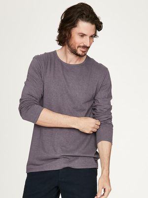 Luigi Hemp Tee in Smoke Grey