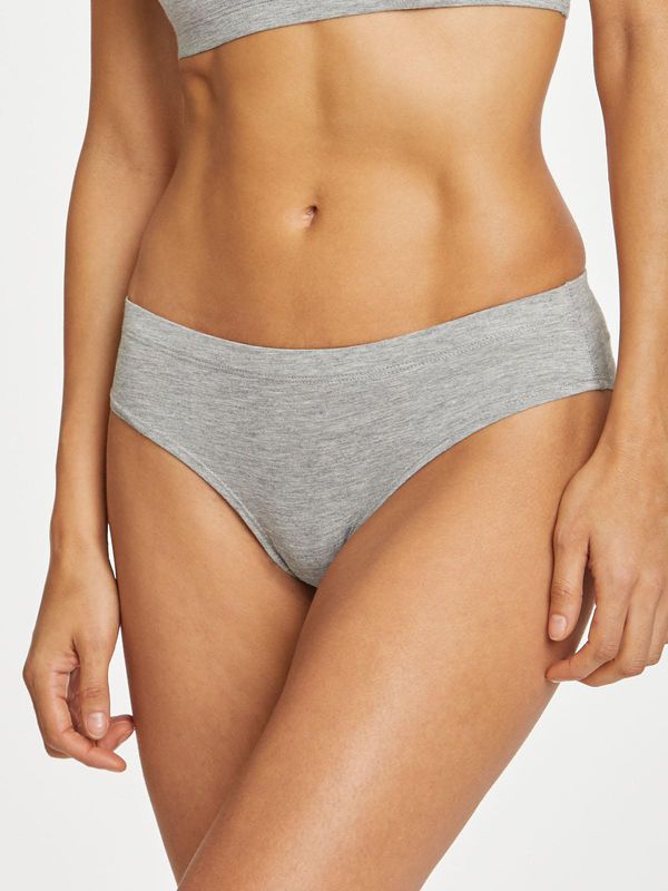 image of Hannah Bamboo Bikini Briefs in Grey Marle