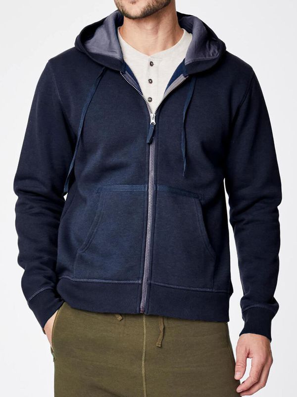 image of Paolo Bamboo Hoody in Navy