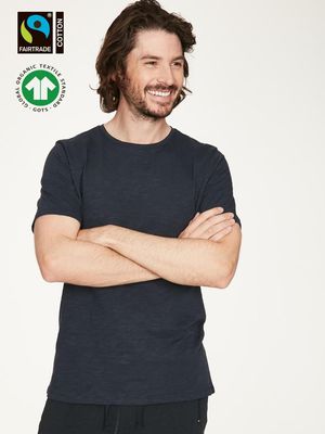 Organic Cotton Short Sleeve Tee in Navy