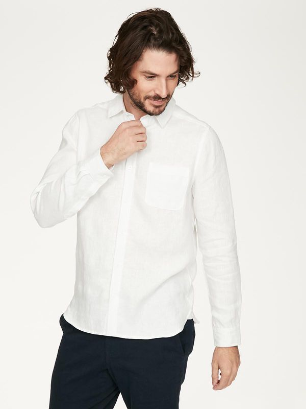 image of Paolo Hemp Shirt in White