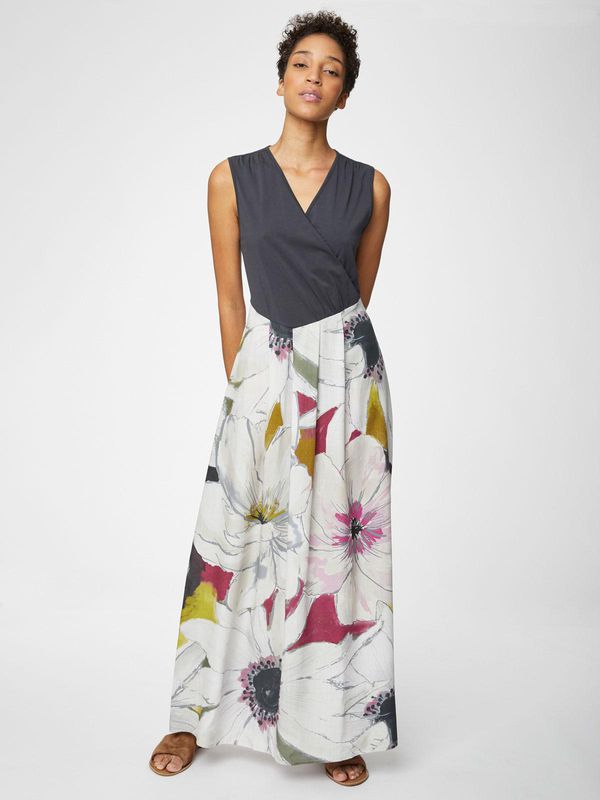 image of Santina Organic Cotton Floral Maxi Dress in Multi