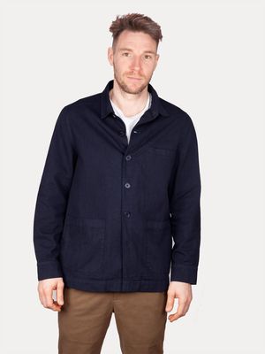 Ezra Jacket in Navy