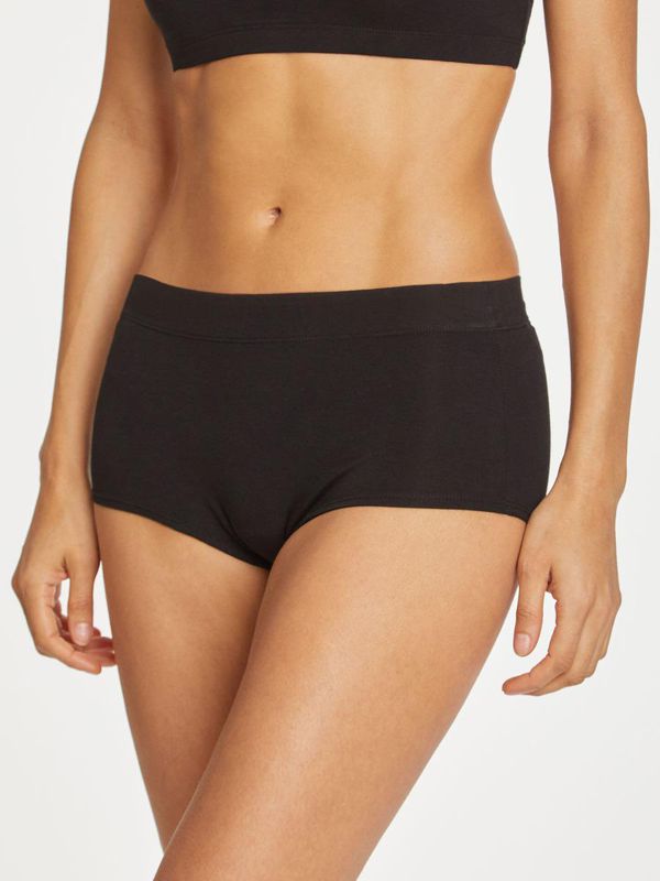 image of Hannah Plain Bamboo Briefs in Black