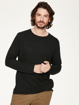 Luigi Hemp Tee in Black