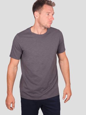Organic Cotton T-Shirt in Walnut Grey