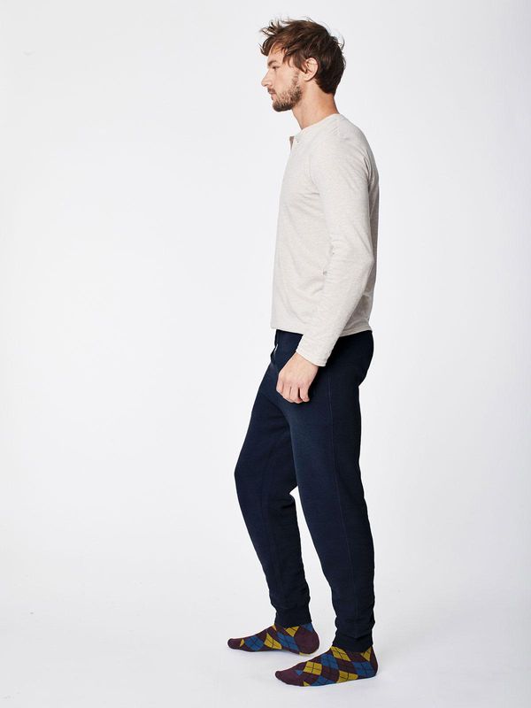 image of Paolo Bamboo Joggers in Navy