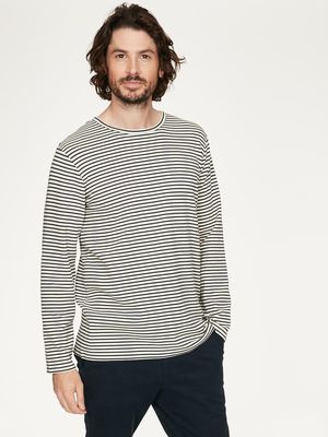 Ronan Organic Cotton Top in Dark Navy