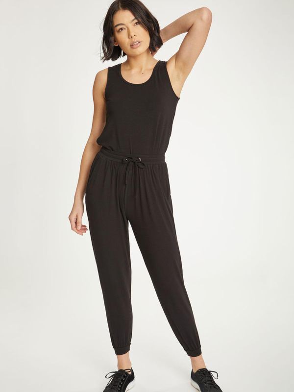 image of Emerson Bamboo Loungewear Trousers in Black