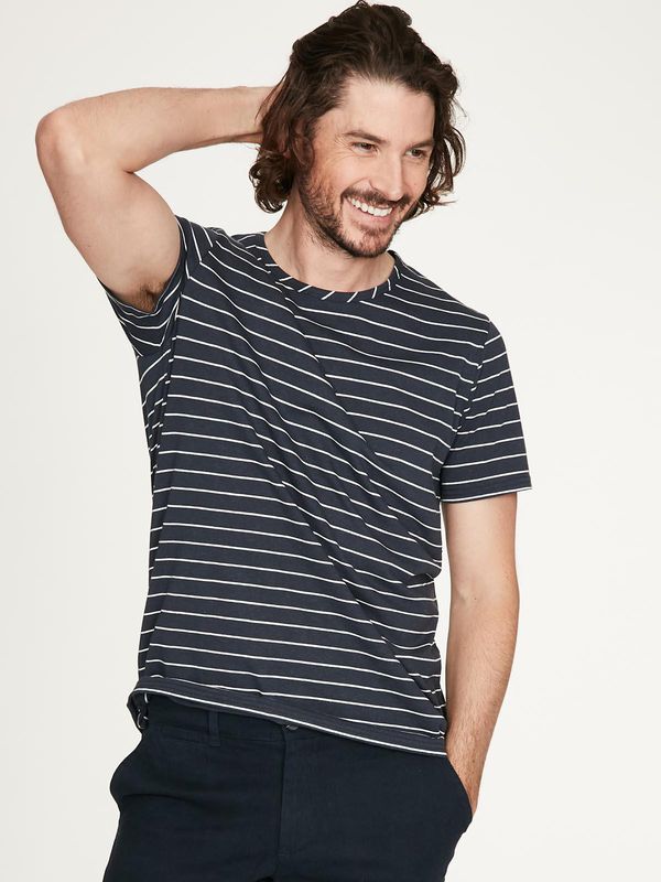 image of Jacopo Hemp Tee in Denim Blue