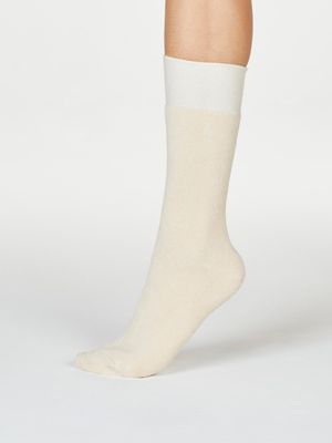 Bobbie Organic Cotton Walker Socks in Cream