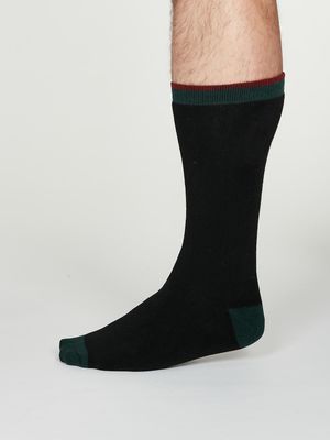 Walker Organic Cotton Walking Socks in Black