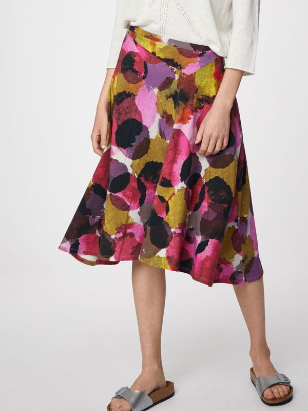 image of Serrena Organic Cotton Skirt in Magenta Pink