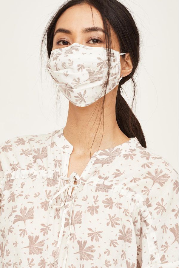 image of Organic Cotton Reusable Face Mask in Winslet Brown