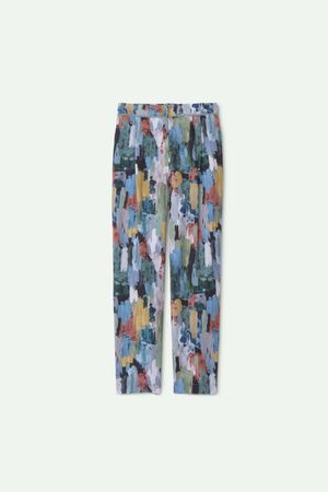 El Brochazo Tencel Organic Cotton Printed Trouser