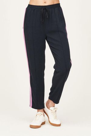 Aileen Side Stripe Trousers in Navy