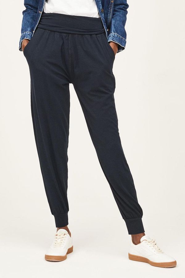 image of Dashka Bamboo Organic Cotton Comfy Jersey Loungepants in Navy