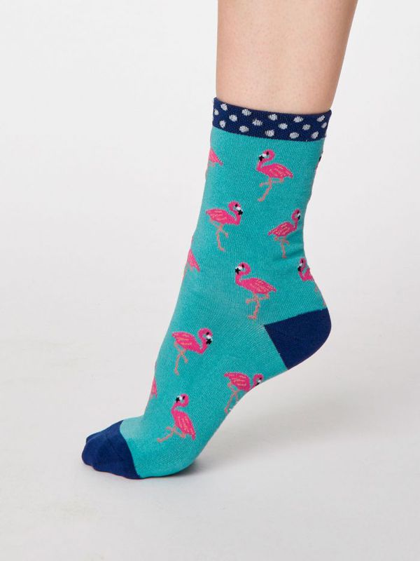 image of Rosa Bamboo Socks in Field Green
