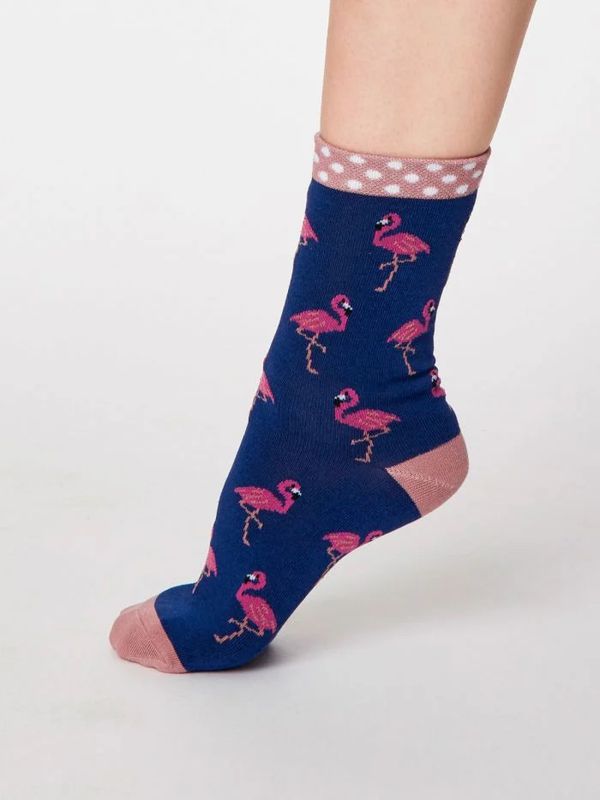 image of Rosa Bamboo Socks in Twilight Blue