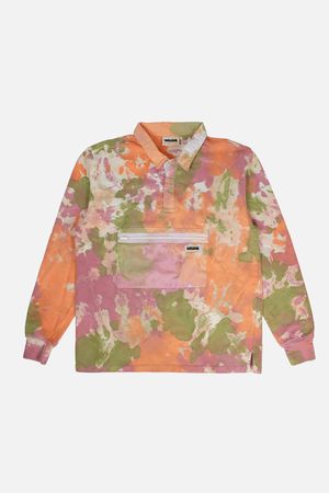 Jonah Rugby Sweatshirt in Papaya Camo