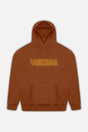 Overgrown Logo Hood in Bark