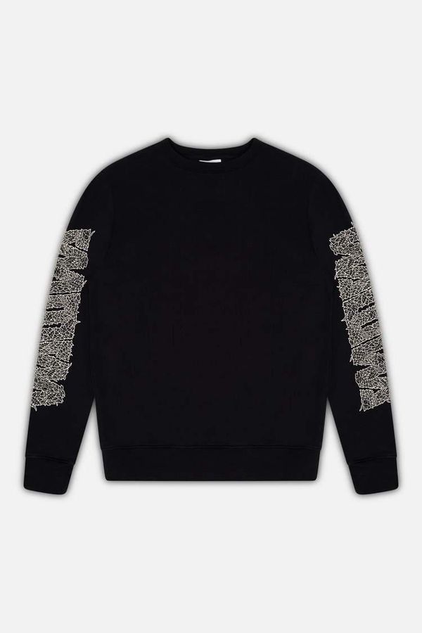 image of Overgrown Logo Sweatshirt in Black