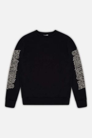 Overgrown Logo Sweatshirt in Black