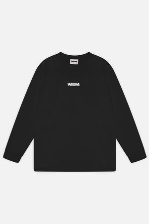 Logo Long Sleeve in Black