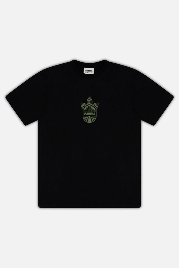 image of Leaf Logo T-Shirt in Black