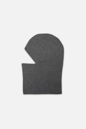 Recycled Balaclava in Stone Knit