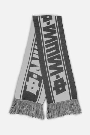 Recycled Scarf in Heather and Stone