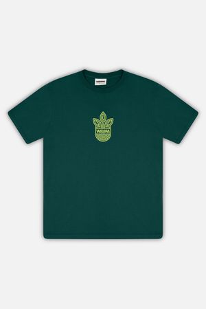 Leaf Logo T-Shirt in Jungle Green