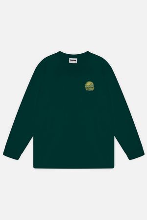 Sunspots Long Sleeve T-Shirt in Jungle Green