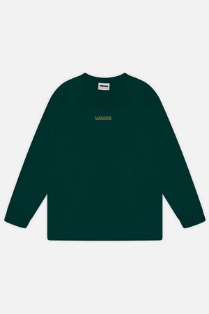 Logo Long Sleeve in Jungle Green