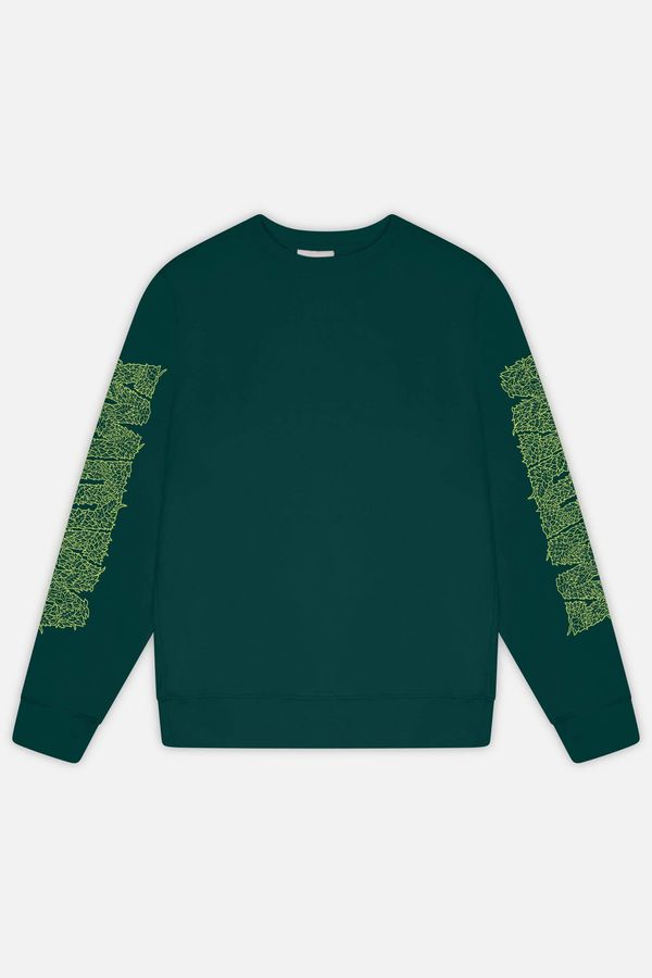 image of Overgrown Logo Sweatshirt in Jungle
