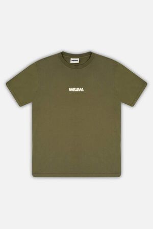 Basic Logo T-Shirt in Khaki Green