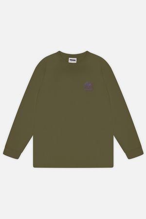 Sunspots Long Sleeve T-Shirt in Khaki Green