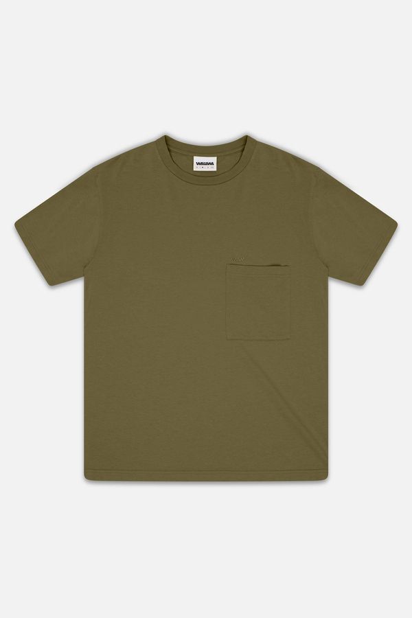 image of Pocket T-Shirt in Khaki Green