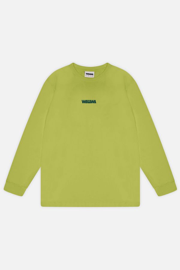 image of Logo Long Sleeve in Lime Green