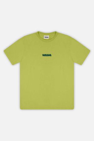 Basic Logo T-Shirt in Lime Green